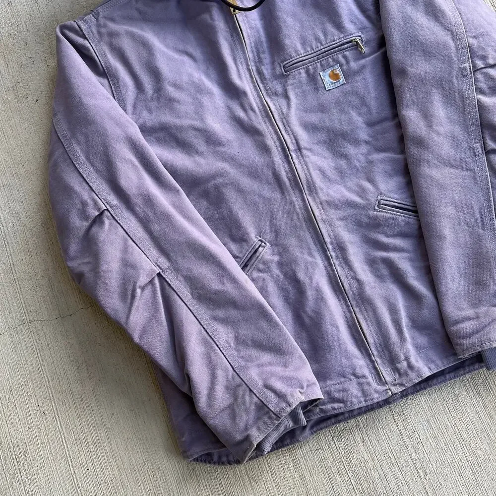 Carhartt WOMENS WJ141 purple hooded Sierra work wear jacket